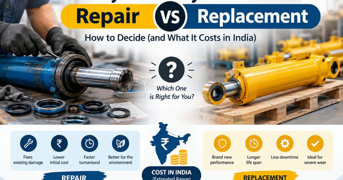 Hydraulic Cylinder Repair vs Replacement
